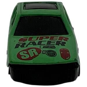 Vintage Green Super Racer SR Diecast Miniature Car Made in China Collectible Toy